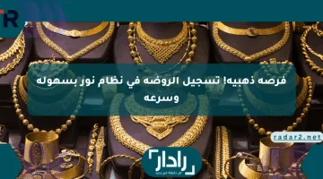 فرصة ذهبية! تسجيل الروضة في نظام نور بسهولة وسرعة